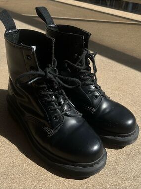 Dr. Martens Black Leather Boots